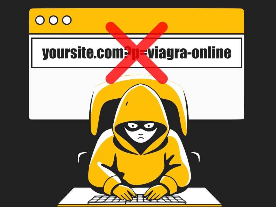 Un malintenzionato che tenta di attuare un attacco di Negative SEO